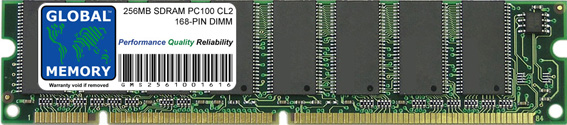 256MB SDRAM PC100 100MHz 168-PIN DIMM MEMORY RAM FOR ACER DESKTOPS